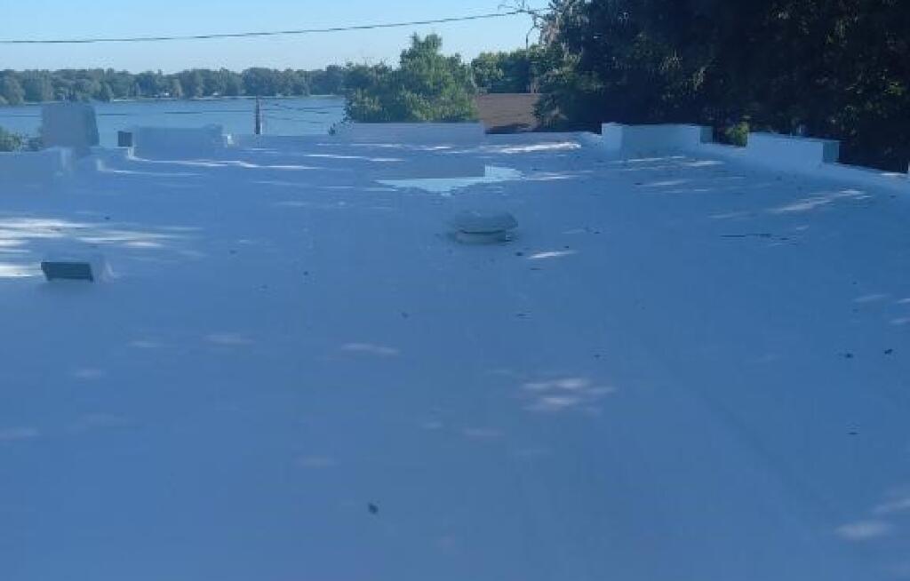 Flat Roof Restoration - After