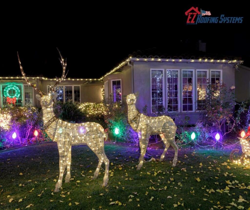 Christmas decorations will damage your roof EZ Roofing Systems